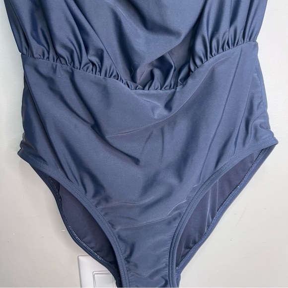 Tommy Hilfiger Navy Blue Strapless Swimsuit Size 8 - Picture 5 of 9